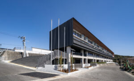 清水高等学校校舎棟新築主体工事